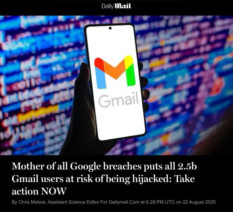 The Gmail Security Crisis: 2.5 Billion Users at Risk After ShinyHunters Breach
