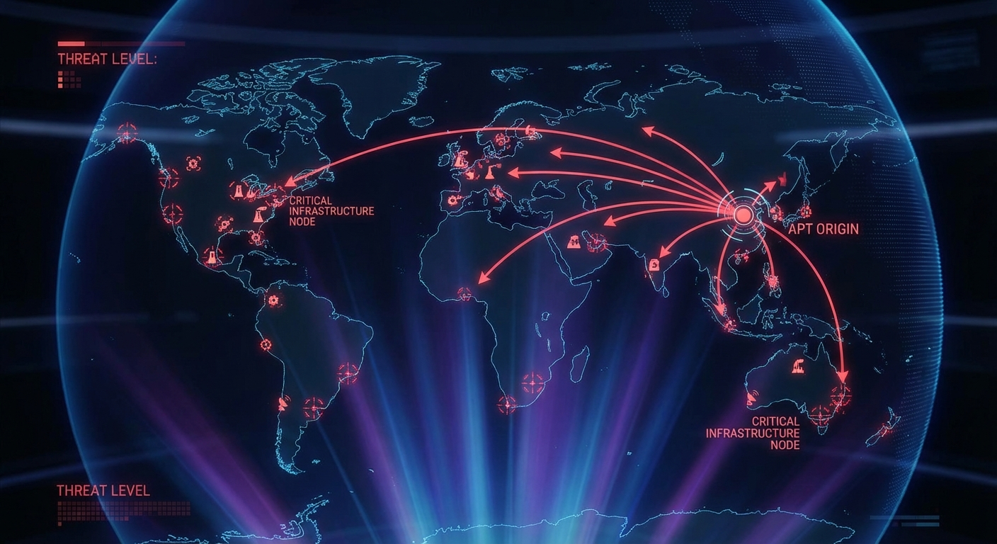 Asian APT Campaign Breaches 70 Critical Infrastructure Organizations Across 37 Countries